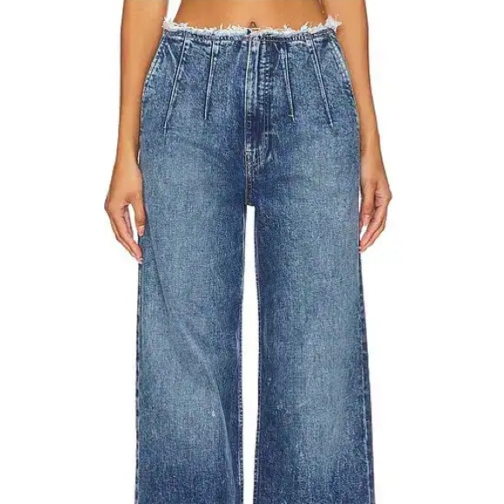 Hudson James High Rise Darted Wide Leg